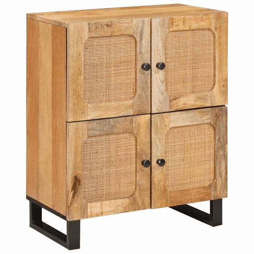 Bufete - Móvei de apoio Castanho 60 x 33 x 75 cm Madeira de manga maciça pt4755