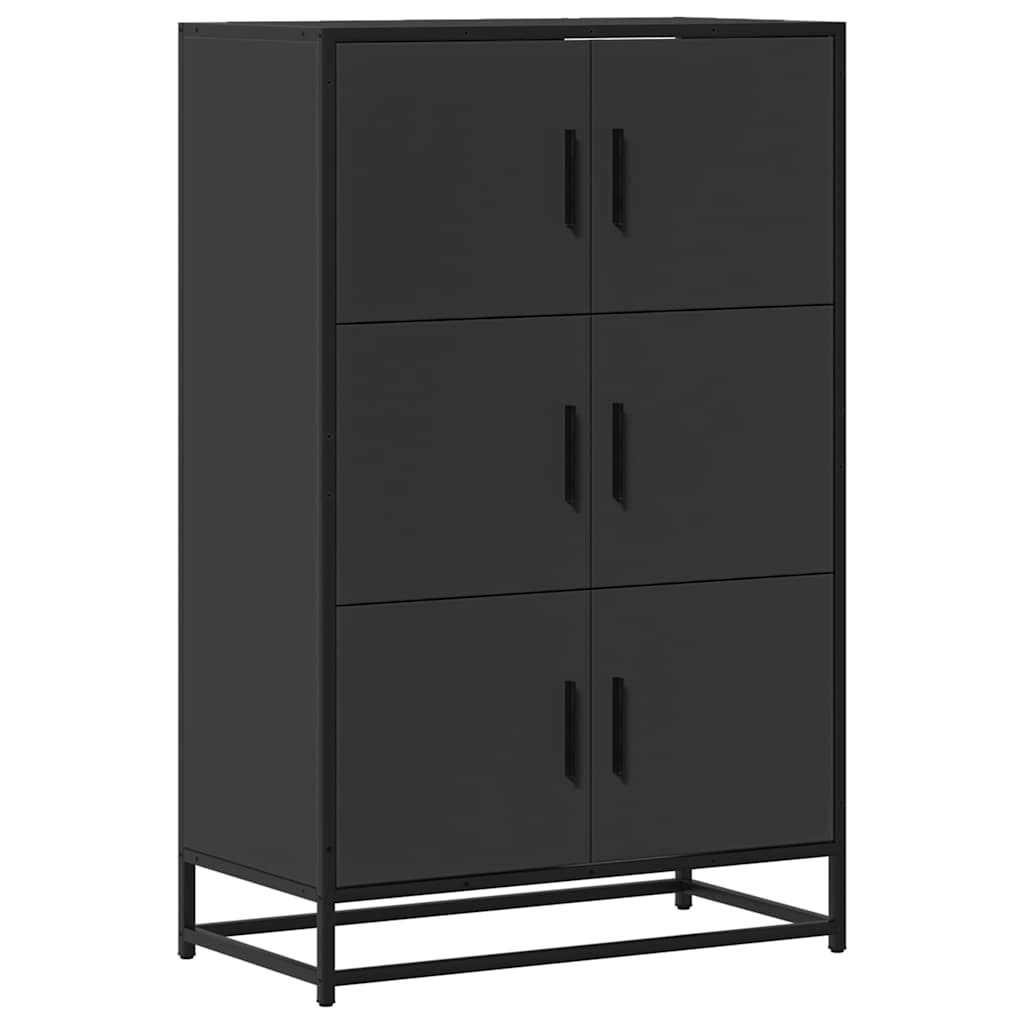 Aparador alto - Mueble de almacenamiento 68 Negro