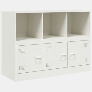 Aparador - Bufete - Móvei de apoio 99x39x73 cm aço branco pt2234