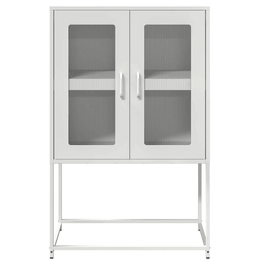 Aparador - Bufete - Móvei de apoio alto 68x39x107 cm aço branco pt2222