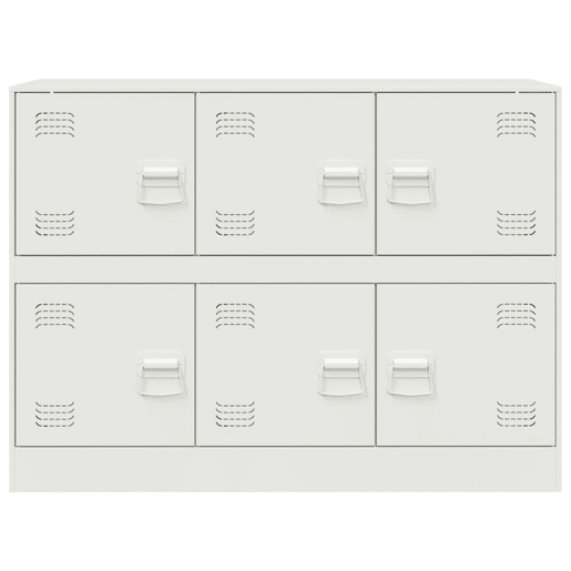Aparador - Bufete - Móvei de apoio 99x39x73 cm aço branco pt2235