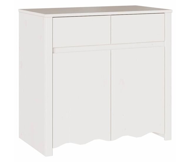 Aparador - mueble de almacenamiento drammen 79 x 43 x 75.5 cm madera maciza de pino es4042