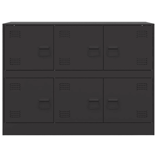Aparador - Bufete - Móvei de apoio 99x39x73 cm aço preto pt2357
