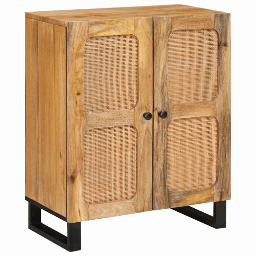Bufete - Móvei de apoio Castanho 60 x 33 x 75 cm Madeira de manga maciça pt4752