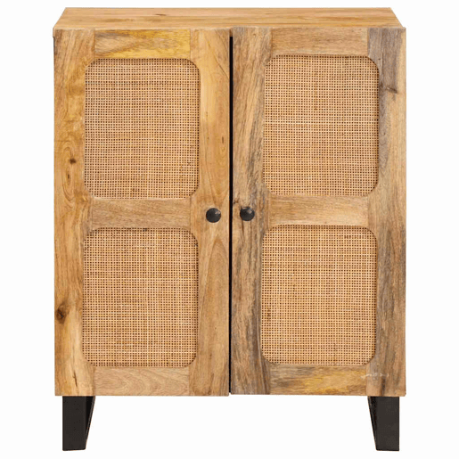 Bufete - Móvei de apoio Castanho 60 x 33 x 75 cm Madeira de manga maciça pt4752
