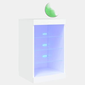 Aparador - Bufete - Móvei de apoio com luzes LED 41x37x67 cm branco pt1931