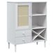 Aparador alto - Mueble de almacenamiento 90 Aparador alto - Mueble de almacenamiento 90 Blanco