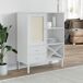 Aparador alto - Mueble de almacenamiento 90 Aparador alto - Mueble de almacenamiento 90 Blanco