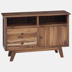 Bufete - Móvei de apoio Natural 100 x 30 x 68 cm Madeira de Teca Sólida pt4783
