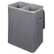 Max Home Cubo ropa sucia, dos compartimentos y bolsas extraíbles Max Home Cubo ropa sucia, dos compartimentos y bolsas extraíbles Gris Oscuro