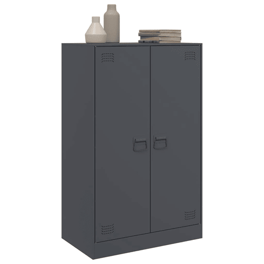 Aparador - Bufete - Móvei de apoio 67x39x107 cm aço antracite pt2196