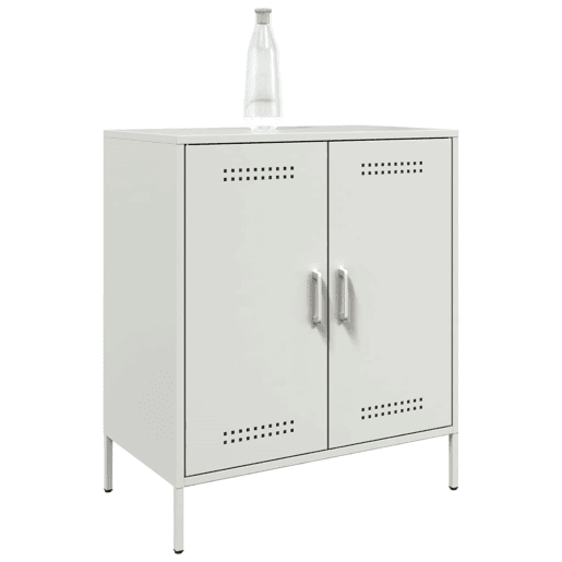 Aparador - Bufete - Móvei de apoio 68x39x79 cm aço branco pt2231