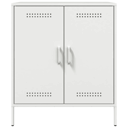 Aparador - Bufete - Móvei de apoio 68x39x79 cm aço branco pt2231