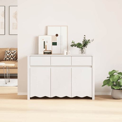 Bufete - Móvei de apoio com gaveta Drammen Branco 114 x 43 x 75,5 cm pt4041