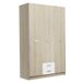 Armario Essenza con 3 Puertas Batientes y 2 Cajones 130 Armario Essenza con 3 Puertas Batientes y 2 Cajones 130 Blanco/ Madera