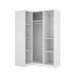 Armario esquinero Ema puertas 143 Armario esquinero Ema puertas 143 Blanco