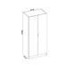 Conjunto de dormitorio Ten Pack cama + escritorio + armario Conjunto de dormitorio Ten Pack cama + escritorio + armario Blanco