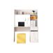Conjunto de dormitorio Ten Pack cama + escritorio + armario Conjunto de dormitorio Ten Pack cama + escritorio + armario Blanco