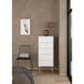 Cómoda, Cajonera Dormitorio Guadiana con 5 Cajones Cómoda, Cajonera Dormitorio Guadiana con 5 Cajones Blanco