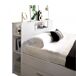 Estructura de cama Lanka con cabecero 147x219 Estructura de cama Lanka con cabecero 147x219 Blanco