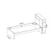 Conjunto de dormitorio Ten Pack cama + escritorio + armario Conjunto de dormitorio Ten Pack cama + escritorio + armario Blanco