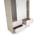 Conjunto de dormitorio Ten Pack cama + escritorio + armario Conjunto de dormitorio Ten Pack cama + escritorio + armario Blanco