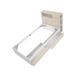 Conjunto de dormitorio Ten Pack cama + escritorio + armario Conjunto de dormitorio Ten Pack cama + escritorio + armario Blanco
