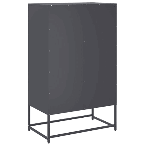 Armário alto - Bufete - Móvei de apoio 68x39x111,5 cm aço antracite pt2199