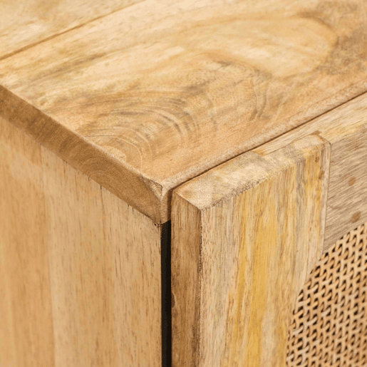 Bufete - Móvei de apoio 2 pcs Castanho 60 x 33 x 75 cm Madeira de manga maciça pt18