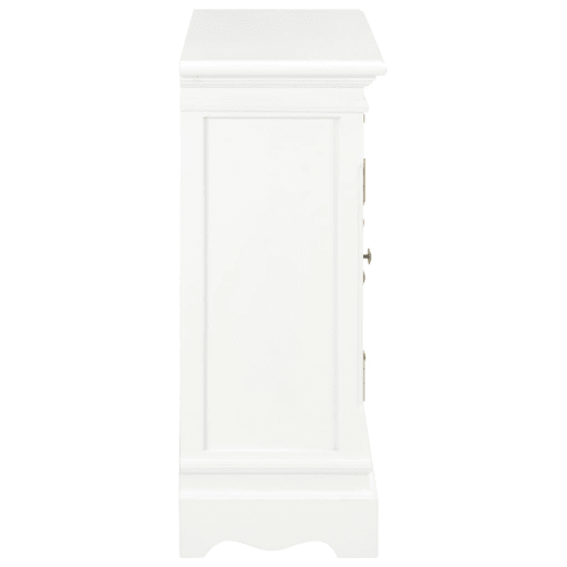 Aparador - Bufete - Móvei de apoio 70x28x70 cm madeira de pinho maciça branco pt3950