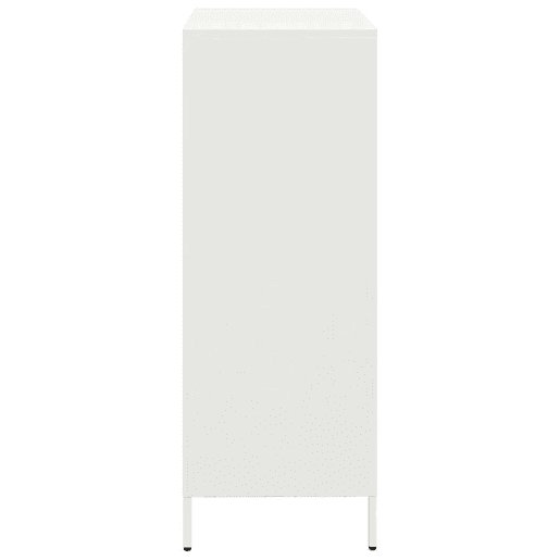 Armário alto - Bufete - Móvei de apoio 68x39x103,5 cm aço branco pt91