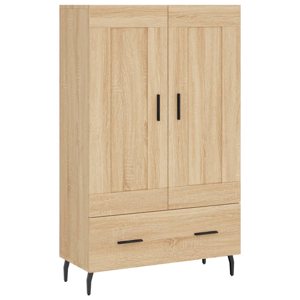 Aparador alto - Mueble de almacenamiento 69 Madera Clara