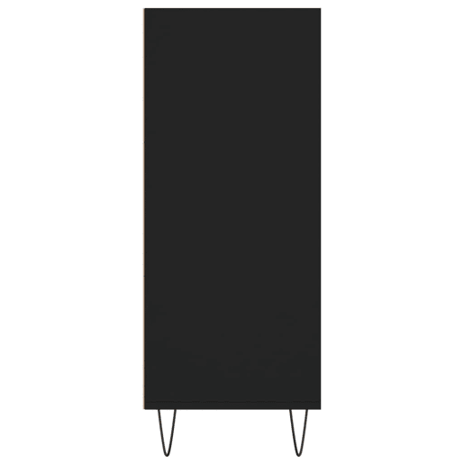 Armário alto - Bufete - Móvel de apoio 57x35x90 cm derivados de madeira preto pt1350 Armário alto - Bufete - Móvel de apoio 57x35x90 cm derivados de madeira preto pt1350