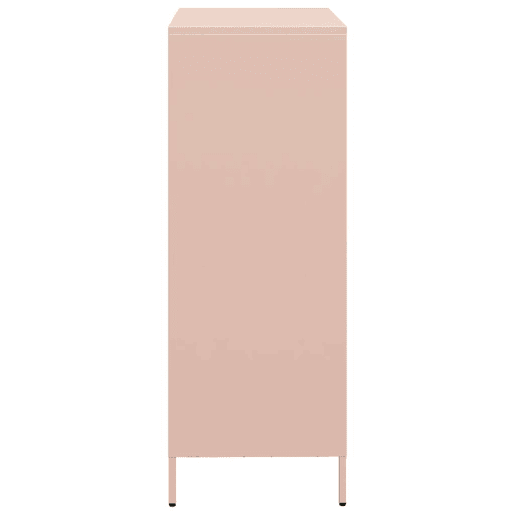 Armário alto - Bufete - Móvei de apoio 68x39x103,5 cm aço rosa pt126