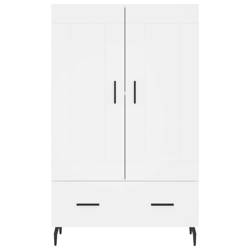 Armário alto - Bufete - Móvel de apoio 69,5x31x115 cm derivados de madeira branco pt1231 Armário alto - Bufete - Móvel de apoio 69,5x31x115 cm derivados de madeira branco pt1231