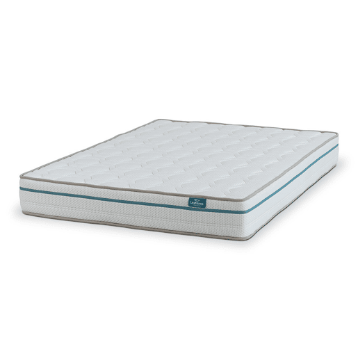 Leafsleep Conjunto Cloud One e Sommier 15 cm Branco, 190 x 105 cm, Altura aprox. 51 cm.