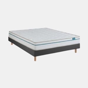 Leafsleep Conjunto Cloud One com Sommier 15 cm u2014 190 x 80 cm, Altura 52 cm.