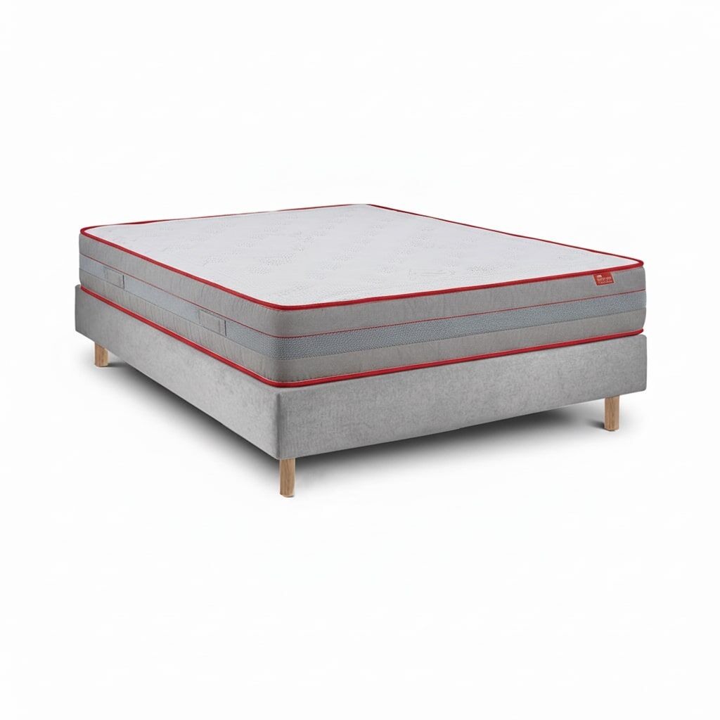 Conjunto Luxury y Sommier Tribu 140x200