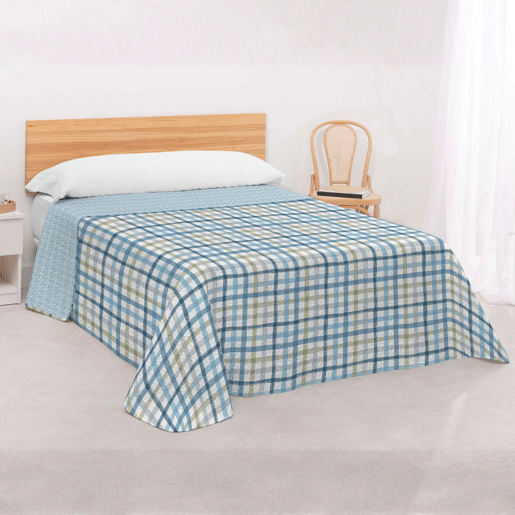 Colcha Dupla Face Reversível Bouti Teln 90cm Donegal Collections