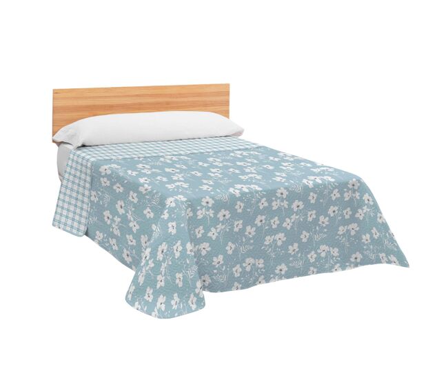 Colcha bouti reversible doble cara nal cama 135cm donegal collections