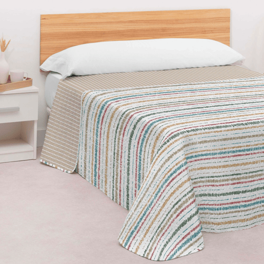 Colcha Dupla Face Reversível Bouti Sedi 180cm Donegal Collections