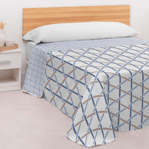 Colcha Dupla Face Reversível Bouti Damy 150cm Donegal Collections