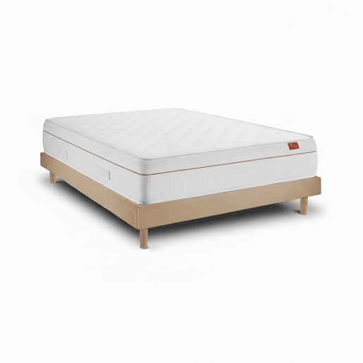 Conjunto Deluxe Ortopédico e Kit em Madeira Milano Taupe, 190 x 80 cm, Altura 57 cm. Conjunto Deluxe Ortopédico e Kit em Madeira Milano Taupe, 190 x 80 cm, Altura 57 cm.