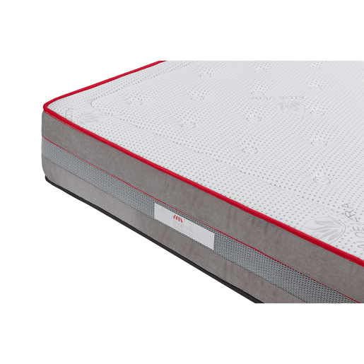 Conjunto Luxury com Sommier 20 cm Tribu Taupe 200 x 150 cm u2014 Altura total 62 cm.