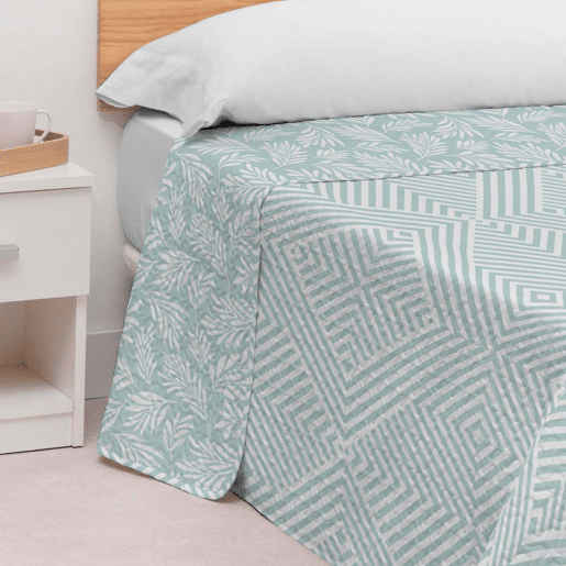Colcha Dupla Face Reversível Bouti Melia 150cm Donegal Collections