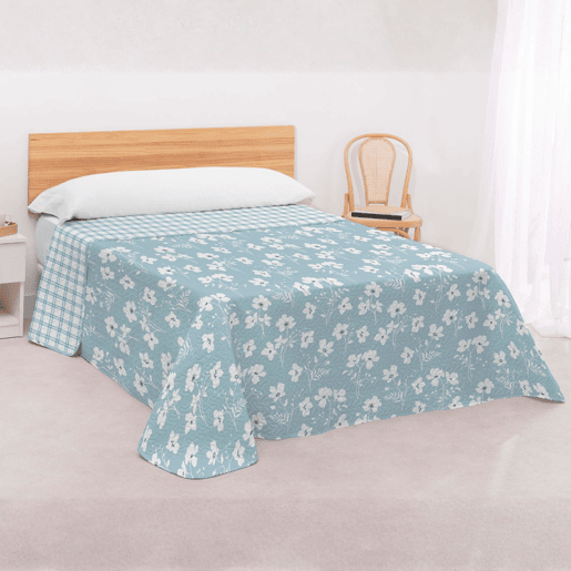Colcha Dupla Face Reversível Bouti Nal 180cm Donegal Collections