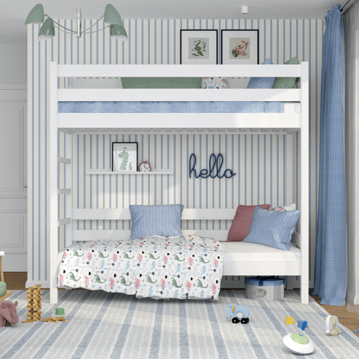 Beliche de madeira N03 branco