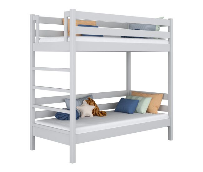 Litera de madera n03 gris