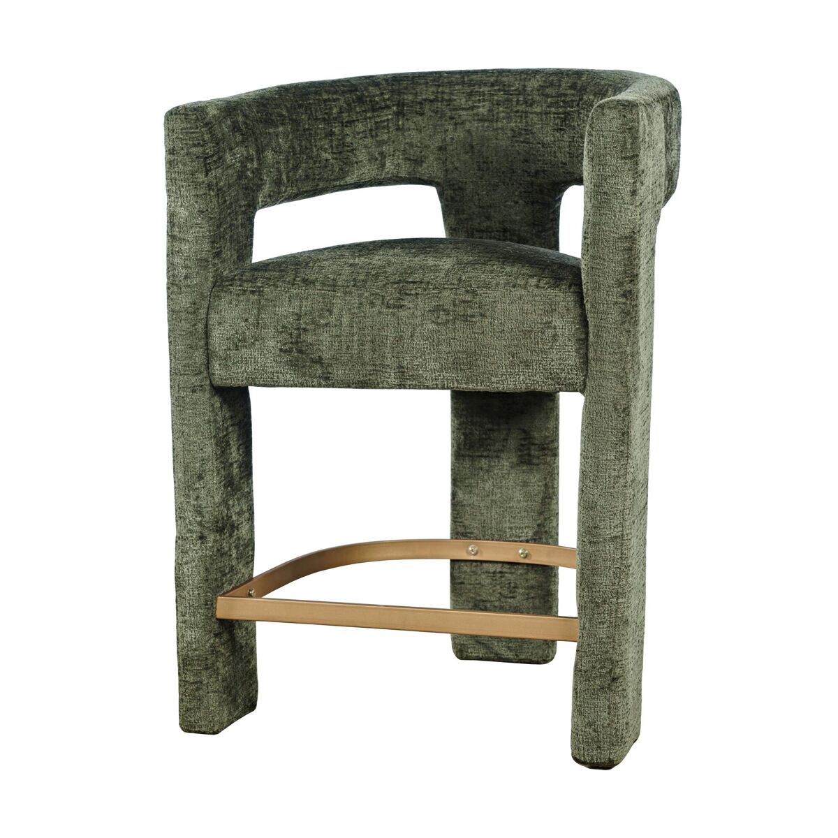 Taburete de bar leith 61x57x89 verde