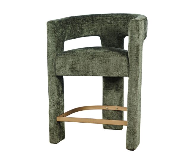 Taburete de bar leith 61x57x89 verde
